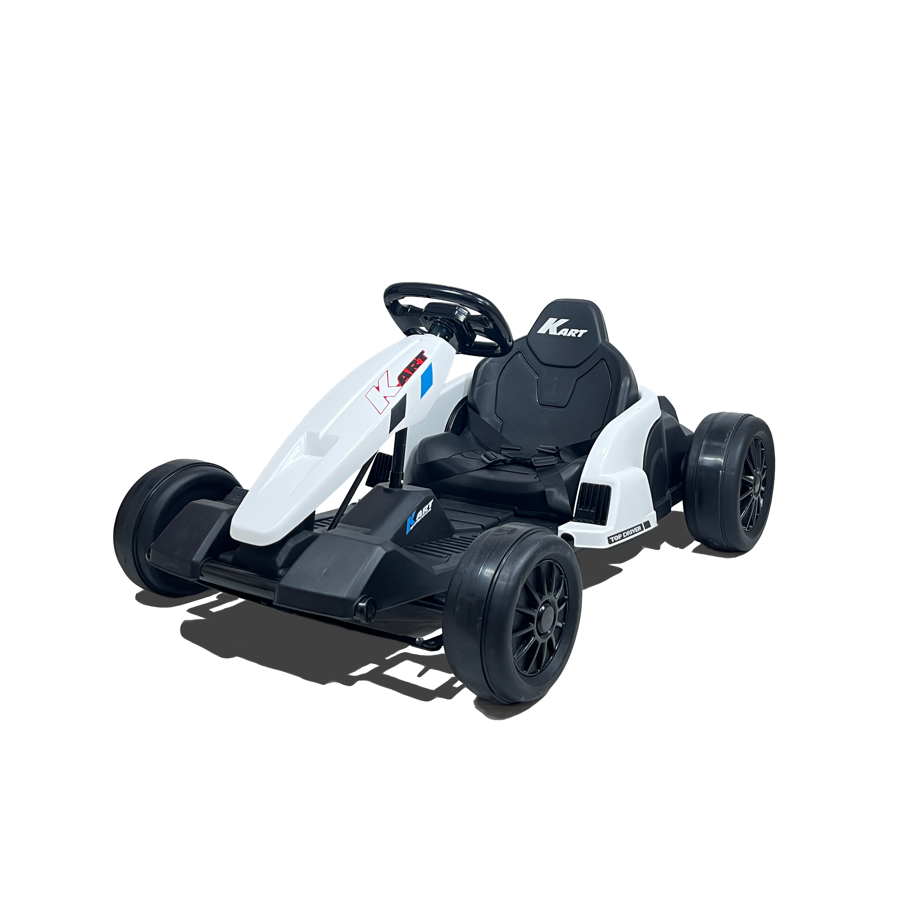 Elektrische Drift Kart Deluxe Wit Wit Deluxe